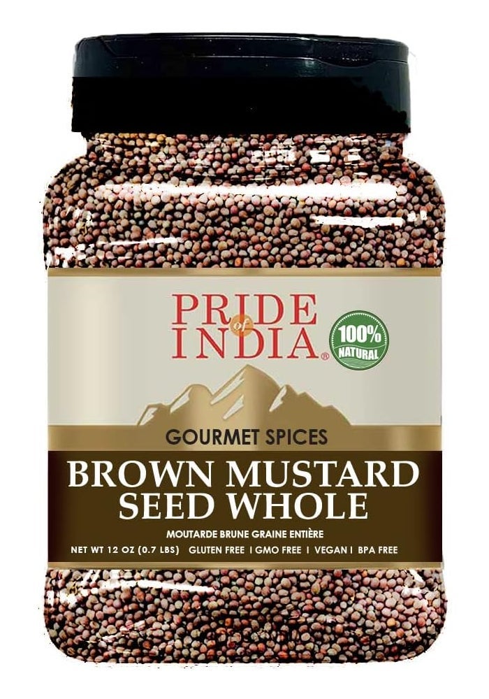 Pride of India Brown Mustard Seed Whole - Image 1